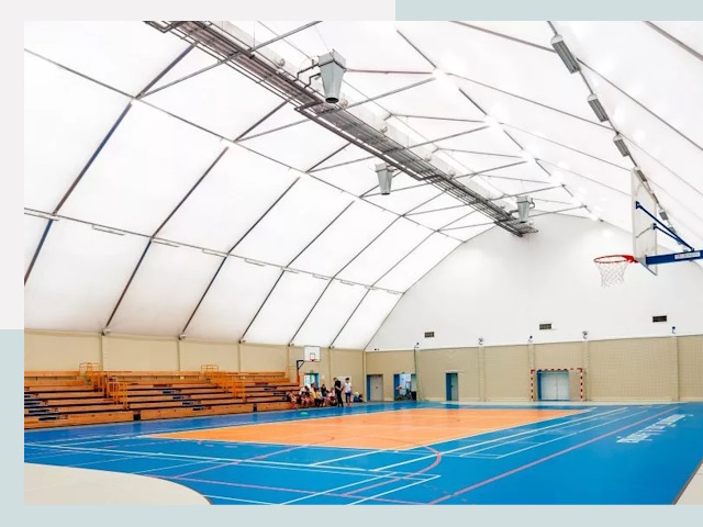 Строительство спортивных залов в Юбилейном