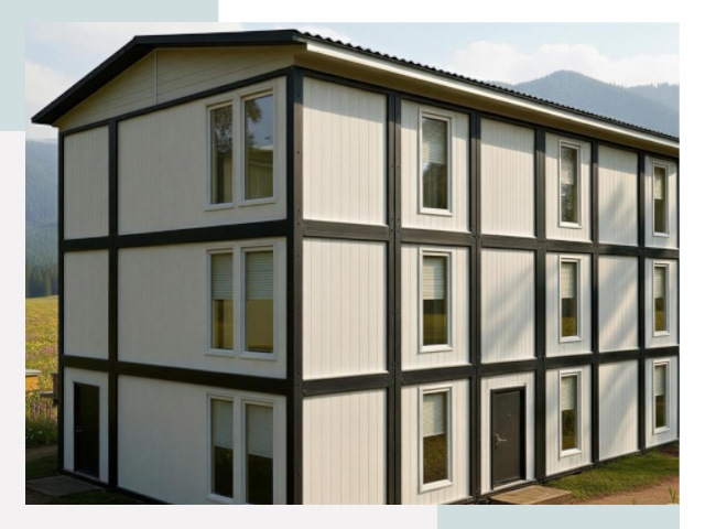 Модульные общежития в Юбилейном