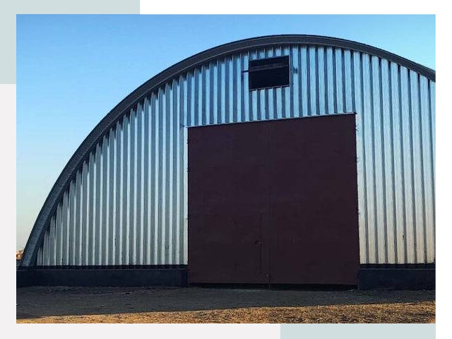 Бескаркасные ангары в Юбилейном