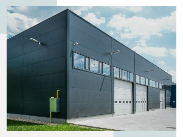 Модульные ангары в Юбилейном