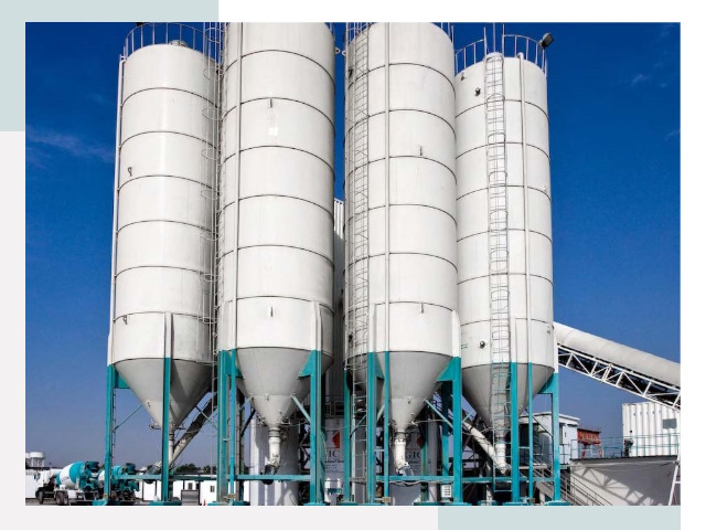 Строительство цементных силосов в Юбилейном