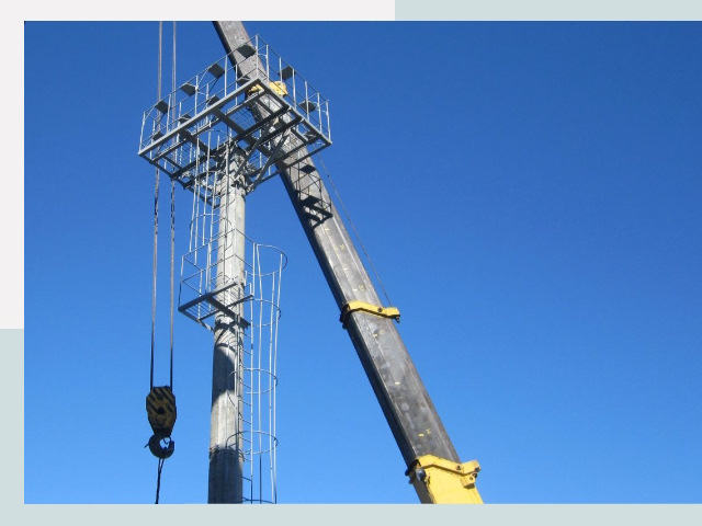 Монтаж осветительных мачт в Юбилейный от 618 руб.