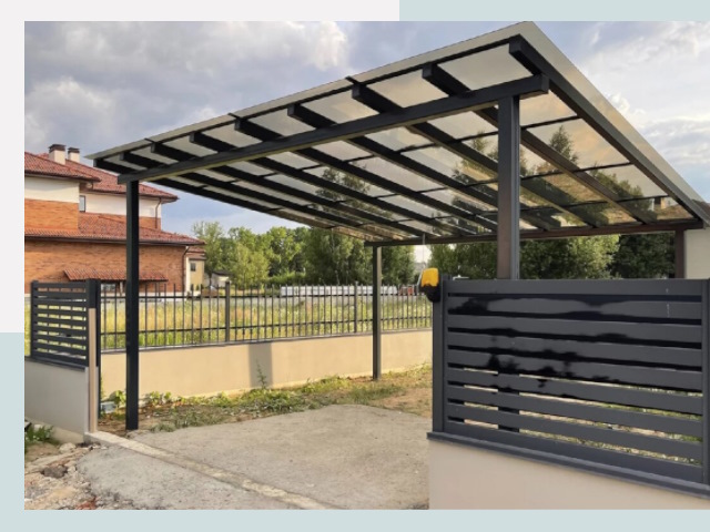 Металлические навесы в Юбилейный от 618 руб. за м²