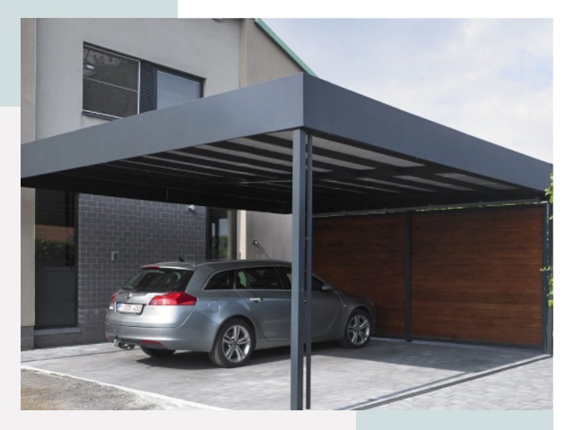 Металлические навесы в Юбилейном