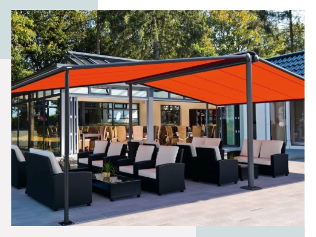 Навесы для кафе и ресторанов в Юбилейном