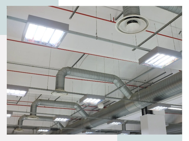 Вентиляция ангаров в Юбилейном