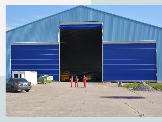 Ангарные ворота в Юбилейный от СтальСтрой-Юбл по цене 618 руб.