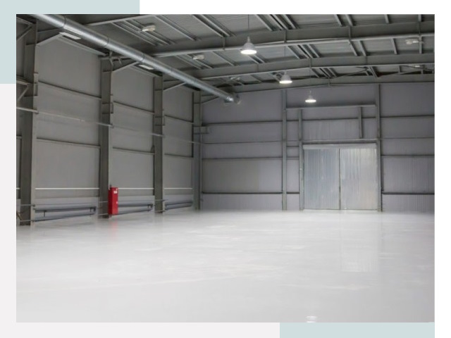 Полы для ангаров в Юбилейном