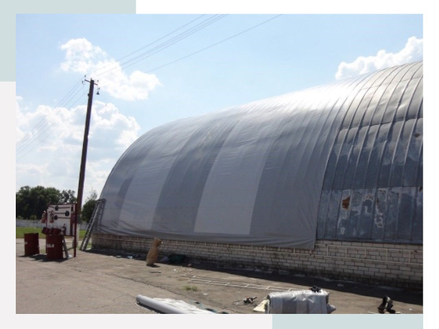 Ремонт ангаров в Юбилейном