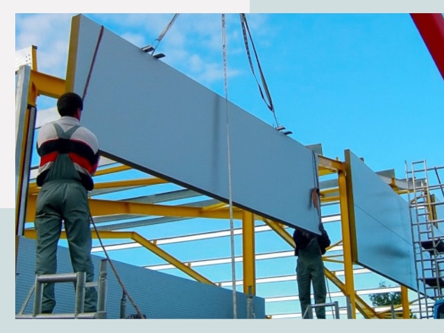 Монтаж сэндвич-панелей в Юбилейном от 618 руб.