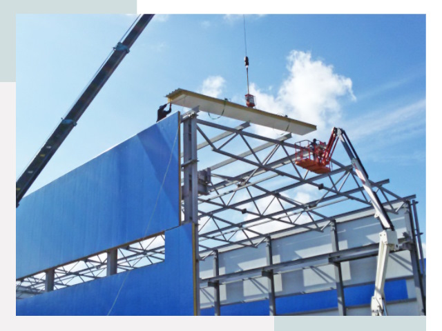 Монтаж сэндвич-панелей в Юбилейном