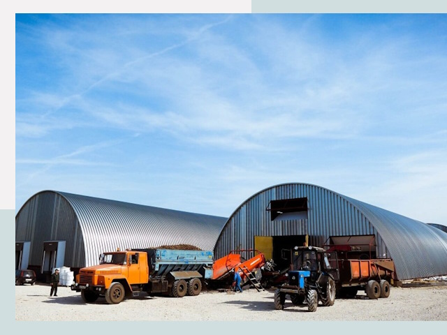 Ангары для спецтехники в Юбилейном